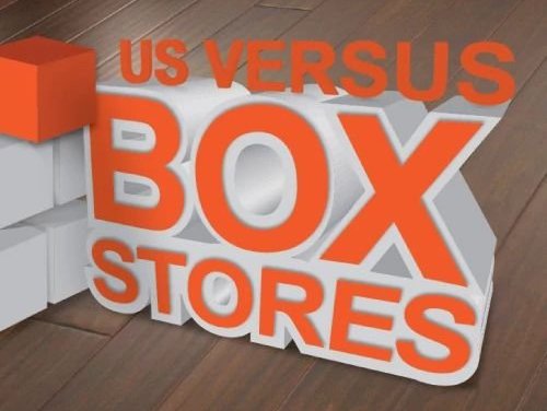 What we offer ... that big-box discount stores probably don’t!